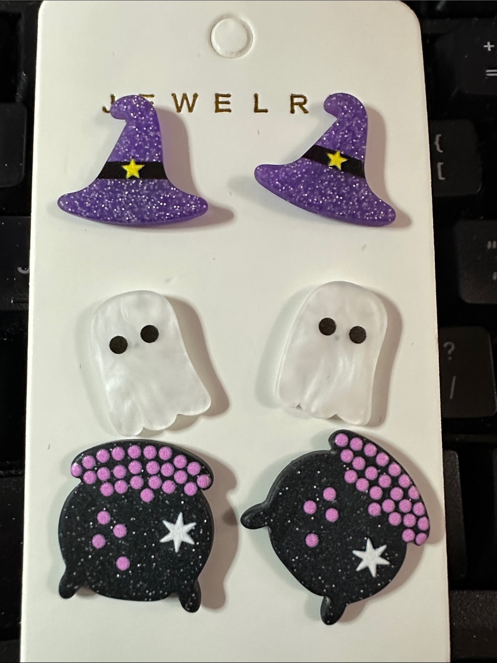 Halloween Earrings - Set of 3 - Post Back